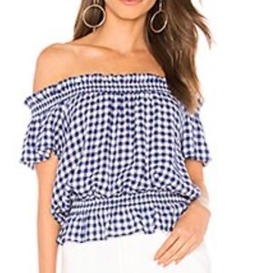 Rails Lita Top | Blue Gingham | Size XS